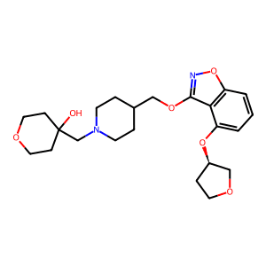4-[[4-[[4-[(3R)-Oxolan-3-Yl]Oxy-1,2-Benzoxazol-3-Yl]Oxymethyl]Piperidin-1-Yl]Methyl]Oxan-4-Ol