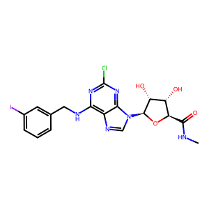 (2S,3S,4R,5R)-5-[2-Chloro-6-[(3-Iodophenyl)Methylamino]Purin-9-Yl]-3,4-Dihydroxy-N-Methyloxolane-2…