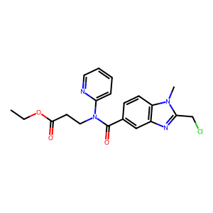N-[[2-(Chloromethyl)-1-methyl-1H-benzimidazol-5-yl]carbonyl]-N-2-pyridinyl-β-alanine ethyl ester