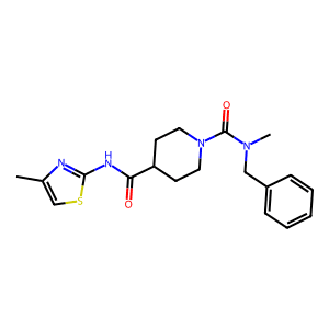 N1-Benzyl-N1-Methyl-N4-(4-Methylthiazol-2-Yl)Piperidine-1,4-Dicarboxamide