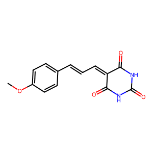 5-(3-(4-Methoxyphenyl)Allylidene)Pyrimidine-2,4,6(1H,3H,5H)-Trione