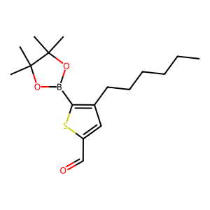 4-Hexyl-5-(4,4,5,5-Tetramethyl-1,3,2-Dioxaborolan-2-Yl)Thiophene-2-Carbaldehyde