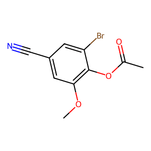 2-Bromo-4-Cyano-6-Methoxyphenyl Acetate