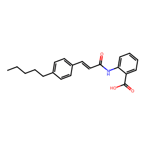 2-(3-(4-Pentylphenyl)Acrylamido)Benzoic Acid