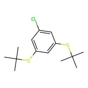 3,5-Bis(Tert-Butylthio)-1-Chlorobenzene