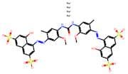 Sodium 5,5'-(((Carbonylbis(Azanediyl))Bis(5-Methoxy-2-Methyl-4,1-Phenylene))Bis(Diazene-2,1-Diyl))…