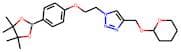 4-(2-{4-[(Tetrahydro-2H-pyran-2-yloxy)methyl]-1H-1,2,3-triazol-1-yl}ethoxy)benzeneboronic acid, pi…