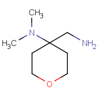 4-(Aminomethyl)-4-(dimethylamino)tetrahydro-2H-pyran