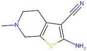 2-Amino-6-methyl-4,5,6,7-tetrahydrothieno[2,3-c]pyridine-3-carbonitrile