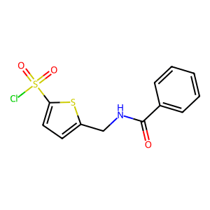5-[(Benzoylamino)methyl]thiophene-2-sulphonyl chloride