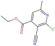 Ethyl 2-chloro-3-cyano-6-methylisonicotinate