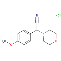 2-(4-Methoxyphenyl)-2-(morpholin-4-yl)acetonitrile hydrochloride