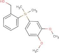 {2-[(3,4-Dimethoxyphenyl)dimethylsilyl]phenyl}methanol