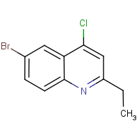 6-Bromo-4-chloro-2-ethylquinoline