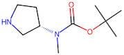 (3S)-3-Amino-N-methylpyrrolidine, N-BOC protected