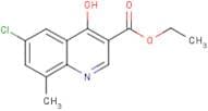 6-Chloro-4-hydroxy-8-methylquinoline-3-carboxylic acid ethyl ester