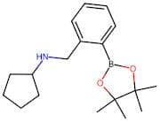 N-{[2-(Tetramethyl-1,3,2-dioxaborolan-2-yl)phenyl]methyl}cyclopentanamine