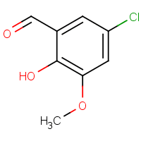 5-Chloro-2-hydroxy-3-methoxybenzaldehyde