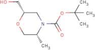 N-t-BOC-(2S)-Hydroxymethyl-(5R)-Methylmorpholine