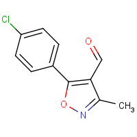 5-(4-Chlorophenyl)-3-methylisoxazole-4-carboxaldehyde