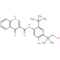 N-(2-(tert-Butyl)-5-hydroxy-4-(1-hydroxy-2-methylpropan-2-yl)phenyl)-4-oxo-1,4-dihydroquinoline-3-…