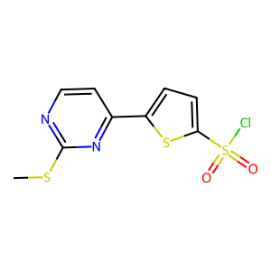 5-[2-(Methylsulphanyl)pyrimidin-4-yl]thiophene-2-sulphonyl chloride