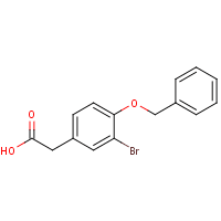4-(Benzyloxy)-3-bromophenylacetic acid