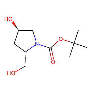 (2S,4R)-4-Hydroxy-2-(hydroxymethyl)pyrrolidine, N-BOC protected