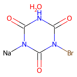 Monosodium bromoisocyanurate hydrate