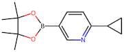 2-Cyclopropyl-5-(4,4,5,5-tetramethyl-1,3,2-dioxaborolan-2-yl)pyridine
