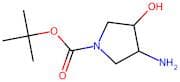 tert-Butyl 3-amino-4-hydroxypyrrolidine-1-carboxylate