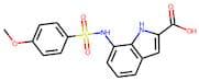 7-{[(4-Methoxyphenyl)sulphonyl]amino}-1H-indole-2-carboxylic acid