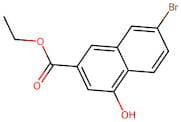 2-Naphthalenecarboxylic acid, 7-bromo-4-hydroxy-, ethyl ester