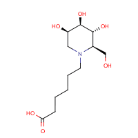 N-5-Carboxypentyl-deoxymannojirimycin