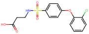 3-((4-(2-Chlorophenoxy)phenyl)sulfonamido)propanoic acid