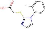 2-((1-(O-tolyl)-1H-imidazol-2-yl)thio)acetic acid