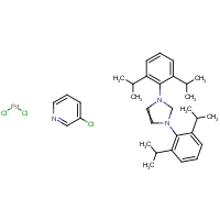 [1,3-Bis(2,6-Diisopropylphenyl)imidazol-2-ylidene](3-chloropyridyl)palladium(II) dichloride