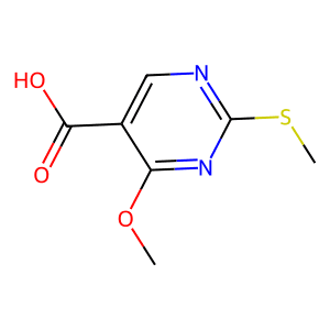 4-Methoxy-2-(methylthio)pyrimidine-5-carboxylic acid