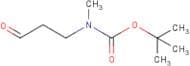 3-(Methylamino)propanal, N-BOC protected