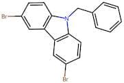 9-Benzyl-3,6-dibromocarbazole