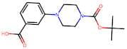 3-(4-Piperazin-1-yl)benzoic acid, N-BOC protected