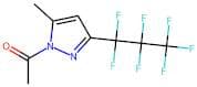 1-Acetyl-3-(heptafluoropropyl)-5-methyl-1H-pyrazole