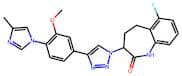 6-Fluoro-3-(4-(3-methoxy-4-(4-methyl-1H-imidazol-1-yl)phenyl)-1H-1,2,3-triazol-1-yl)-4,5-dihydro-1…