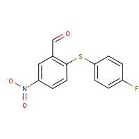 2-(4-Fluorophenylthio)-5-nitrobenzaldehyde