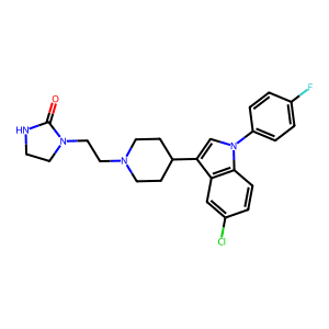 1-(2-(4-(5-Chloro-1-(4-Fluorophenyl)-1H-Indol-3-yl)Piperidin-1-yl)Ethyl)Imidazolidin-2-One
