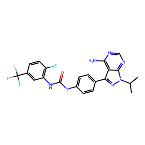 1-(4-(4-Amino-1-Isopropyl-1H-Pyrazolo[3,4-D]Pyrimidin-3-Yl)Phenyl)-3-(2-Fluoro-5-(Trifluoromethyl)…