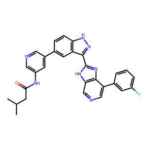 N-(5-(3-(7-(3-Fluorophenyl)-3H-Imidazo[4,5-C]Pyridin-2-Yl)-1H-Indazol-5-Yl)Pyridin-3-Yl)-3-Methylb…