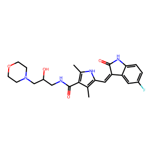 5-((5-Fluoro-2-Oxoindolin-3-Ylidene)Methyl)-N-(2-Hydroxy-3-Morpholinopropyl)-2,4-Dimethyl-1H-Pyrro…