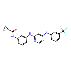 N-(3-((6-((3-(Trifluoromethyl)Phenyl)Amino)Pyrimidin-4-Yl)Amino)Phenyl)Cyclopropanecarboxamide