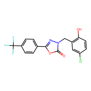 3-(5-Chloro-2-Hydroxybenzyl)-5-(4-(Trifluoromethyl)Phenyl)-1,3,4-Oxadiazol-2(3H)-One